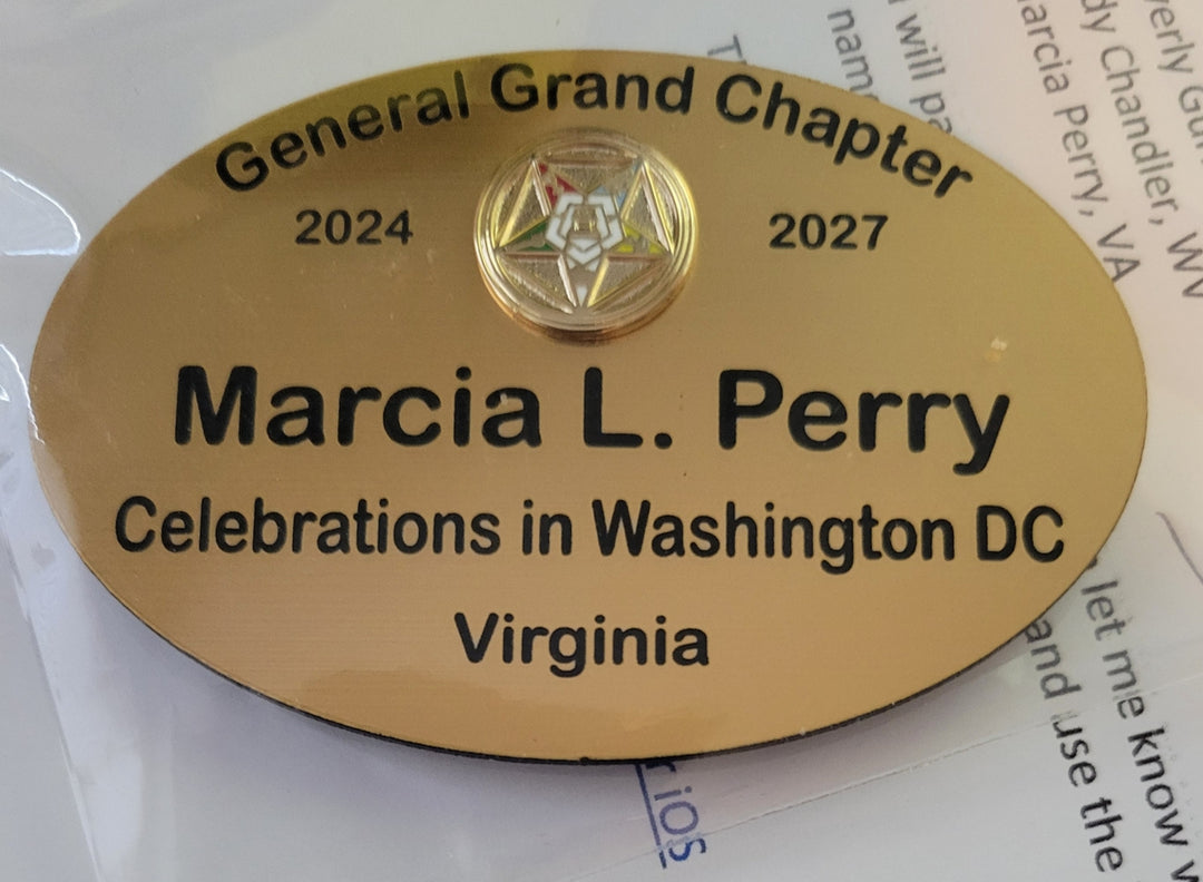 GGC CM name badge